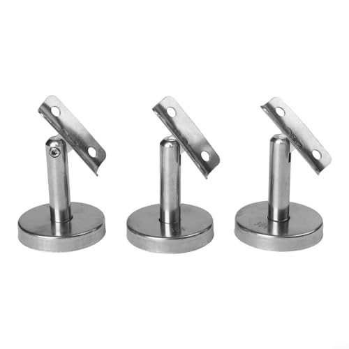 Verstellbare Handlaufhalterungen aus 304 Edelstahl für stabile Unterstützung (60 mm-A), 3 Stück von BlesConi