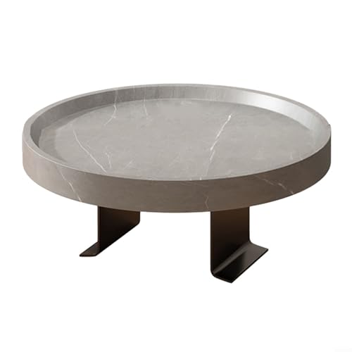 Verstellbarer Couchtisch mit Anti-Rutsch-Funktionen, perfekt zum Entspannen beim Genießen von Snacks oder für Getränke (grau) von BlesConi