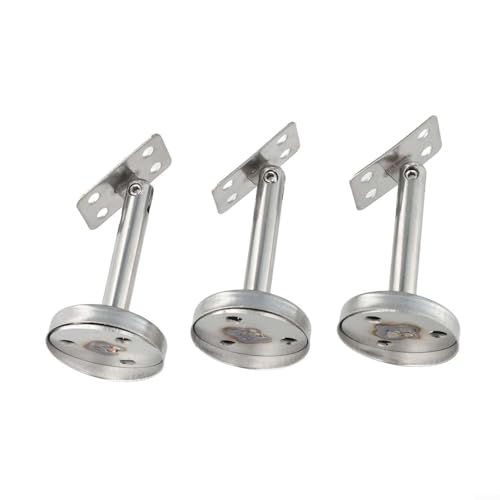 Verstellbares Handlaufhalterungs-Set, 3 bewegliche 304 Edelstahlstützen (80 mm-B) von BlesConi