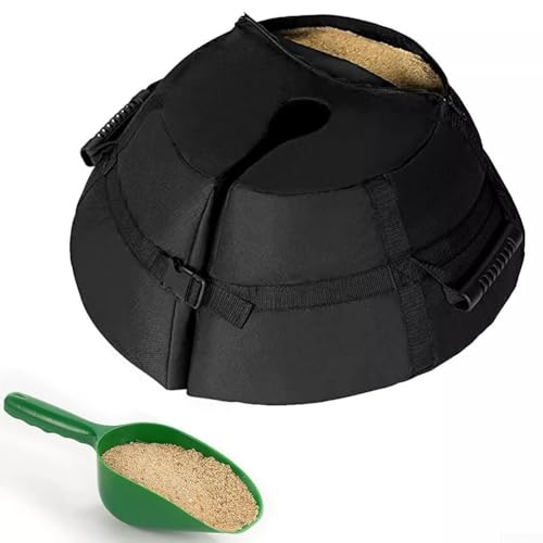 Zuverlässiger, robuster Sandsack zur Stabilisierung von Außenstrukturen, unverzichtbares Zubehör für jeden Garten oder jede Terrasse (Sandsack + Schaufel) von BlesConi