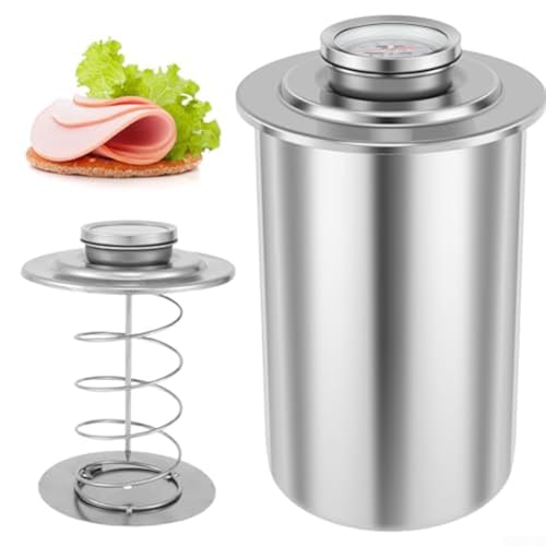 Zuverlässiges Schinken-Presswerkzeug mit Thermometer, machen Sie Ihr eigenes Sandwich-Fleisch einfach von BlesConi