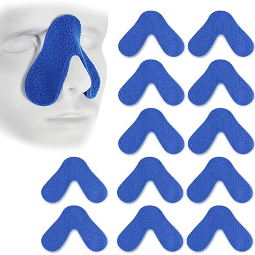 12er-Pack Nasenpolster - Komfort-Nasenpolster zur Vermeidung von Lecks, roten Markierungen und Druck auf dem Nasenrücken, zurechtschneidbar, Hochwertiges CPAP-Zubehör von BlessEase von BlessEase
