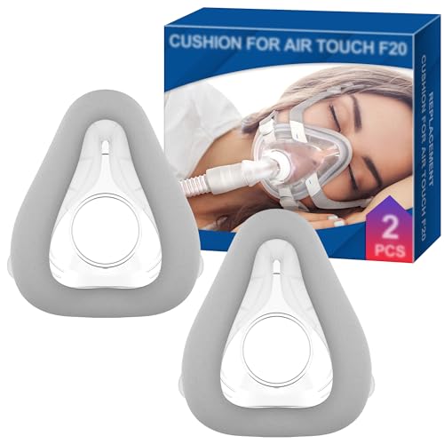 2er-Pack Ersatzkissen (S) für AirTouch F20, Komfort & sicherer Halt mit Memory-Schaum (neue Version), hervorragendes Preis-Leistungs-Verhältnis, CPAP-Zubehör von BlessEase (S) von BlessEase