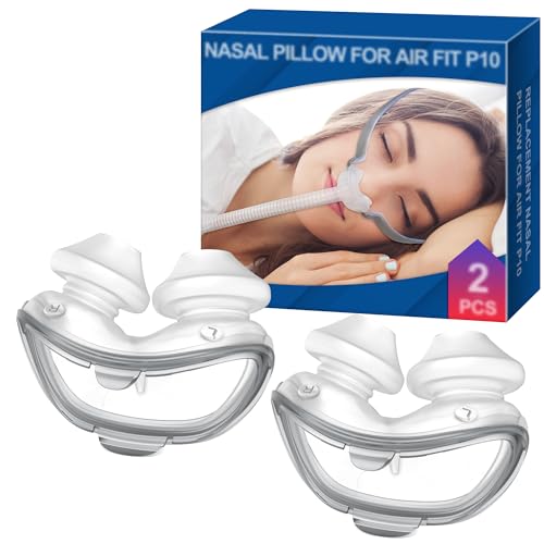 2er-Pack Ersatzkissen (S) kompatibel mit Airfit P10 Serie, gleichbleibende Passform für zuverlässige Dichtung, hochwertiges & langlebiges Ersatzzubehör, Hochwertiges CPAP-Zubehör von BlessEase (S) von BlessEase