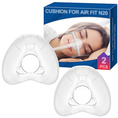 2er-Pack Ersatzmasken (S) für Airfit N20, mit perfektem Sitz & weicherem Tragekomfort, kompatibel mit Originalrahmen, hochwertiges und langlebiges CPAP-Zubehör von BlessEase (S) von BlessEase