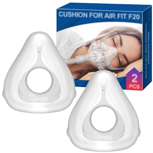 BlessEase 2er-Pack Ersatzmaske (L) für Airfit F20, zuverlässige Dichtung & weichere Passform, kompatibel mit Originalrahmen, Hochwertiges CPAP-Zubehör von BlessEase (L) von BlessEase