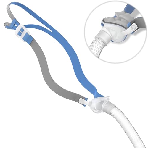Ersatz-Komplettset des Kopfband-Schlauchrahmens für P10, Schlauchrahmen-Kopfband kompatibel mit Airfit P10, neues Version-Schlauchrahmenset, Hochwertiges CPAP-Zubehör von BlessEase (ohne Ersatzkissen) von BlessEase