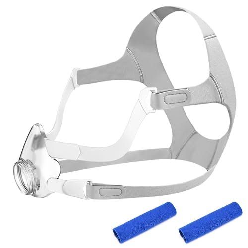 Ersatz-Rahmenset für Airfit F20, enthält 1 Stück Rahmen & 1 Stück Kopfband & 1 Paar Clips & 2 Stück weiche Gurtüberzüge (ohne Ellenbogen), Hochwertiges CPAP-Zubehör von BlessEase von BlessEase