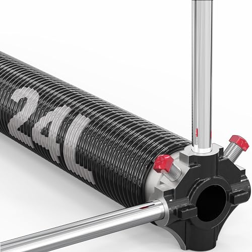 Blesseras Linksgewickelte Garagentor-Torsionsfeder mit rutschfesten Wickelstangen, 0,5 x 5,1 x 61 cm, linksgewickelt für die rechte Seite, schwarzer Wickelkegel, Einzelpackung Blesseras Linksgewickelte Garagentor-Torsionsfeder mit rutschfesten Wickelstangen, 0,5 x 5,1 x 61 cm, linksgewickelt für die rechte Seite, schwarzer Wickelkegel, Einzelpackung von Blesseras