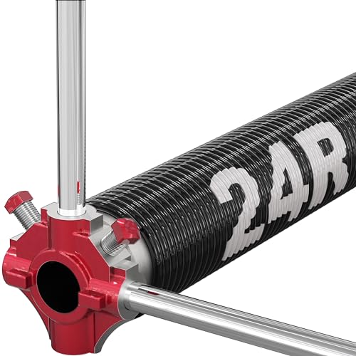 Blesseras Torsionsfeder für Garagentor, für Rechtshänder, mit rutschfesten Wickelstangen, 0,5 x 5,1 x 61 cm, rechtsgewickelt für die linke Seite, roter Wickelkegel, Einzelpackung Blesseras Torsionsfeder für Garagentor, für Rechtshänder, mit rutschfesten Wickelstangen, 0,5 x 5,1 x 61 cm, rechtsgewickelt für die linke Seite, roter Wickelkegel, Einzelpackung von Blesseras