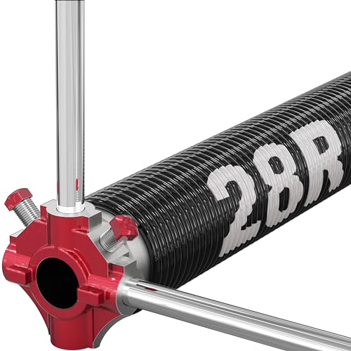 Blesseras Torsionsfeder für Garagentor, für Rechtshänder, mit rutschfesten Wickelstangen, 0,55 x 5,1 x 71,1 cm, rechtsgewickelt für die linke Seite, roter Wickelkegel, Einzelpackung Blesseras Torsionsfeder für Garagentor, für Rechtshänder, mit rutschfesten Wickelstangen, 0,55 x 5,1 x 71,1 cm, rechtsgewickelt für die linke Seite, roter Wickelkegel, Einzelpackung von Blesseras