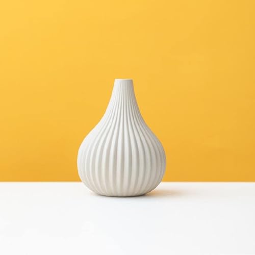 Blessings Decor Neue Moderne Luxus Home Dekoration Keramik Vase (Keramik Weiß) von Blessings Decor