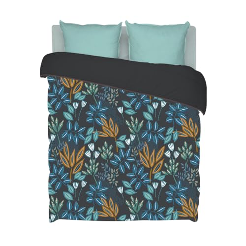 Bleu Câlin Bettbezug, Bedruckt, Chany, Polyester, Blau/Grau, 140 x 220 cm von Bleu Câlin