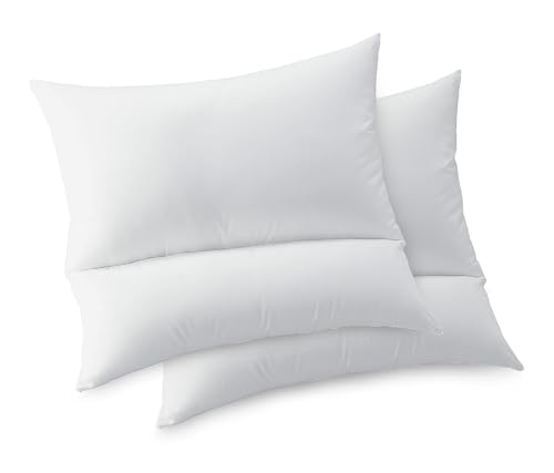 Bleu Calin 2er-Set Modulierbare Kopfkissen : 3 Kopfkissen in 1, Hülle aus Baumwolle, Weiß, 65 x 65 cm von Bleu Calin