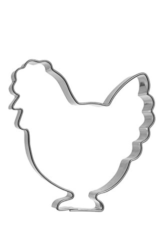 Famous Design Ausstechform Henne, Edelstahl, Silber, 6 x 6 x 1.5 cm Famous Design Ausstechform Henne, Edelstahl, Silber, 6 x 6 x 1.5 cm von Blex