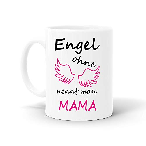 Blickfang Engel ohne Flügel nennt Man Mama | Fototasse | Motivtasse | Bedruckte Tasse | Geschenk | Keramik| Fototassen | Tassen | Kaffeetasse | Teetasse von Blickfang