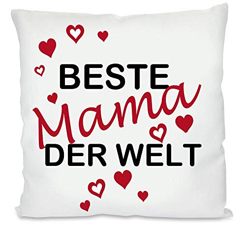 Fotokissen | Geschenk zum Geburtstag | BESTE MAMA ,BESTER PAPA der Welt | bedrucktes Kissen | Kissen | Motivkissen | Geschenk | Weihnachten, Geburtstag, Hochzeitsgeschenk | 40 x 40 cm von Blickfang