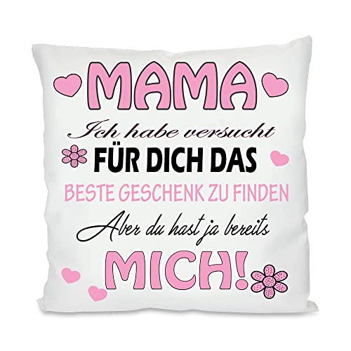 ICH Habe VERSUCHT Finden Kuschelkissen| Eltern Mama, Papa, Tante, Bruder, Schwester | Fotokissen | Motivkissen | bedrucktes Kissen | Kissen (mit Kissenfüllung, Mama) von Blickfang