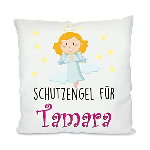 SCHUTZENGEL FÜR... KISSEN |GLÜCKSBRINGER |PERSONALISIERTES GESCHENK KISSEN MIT NAMEN| Fotokissen | Motivkissen | bedrucktes Kissen | Kissen | Kuschelkissen | Deko Kissenbezug (mit Kissenfüllung) von Blickfang