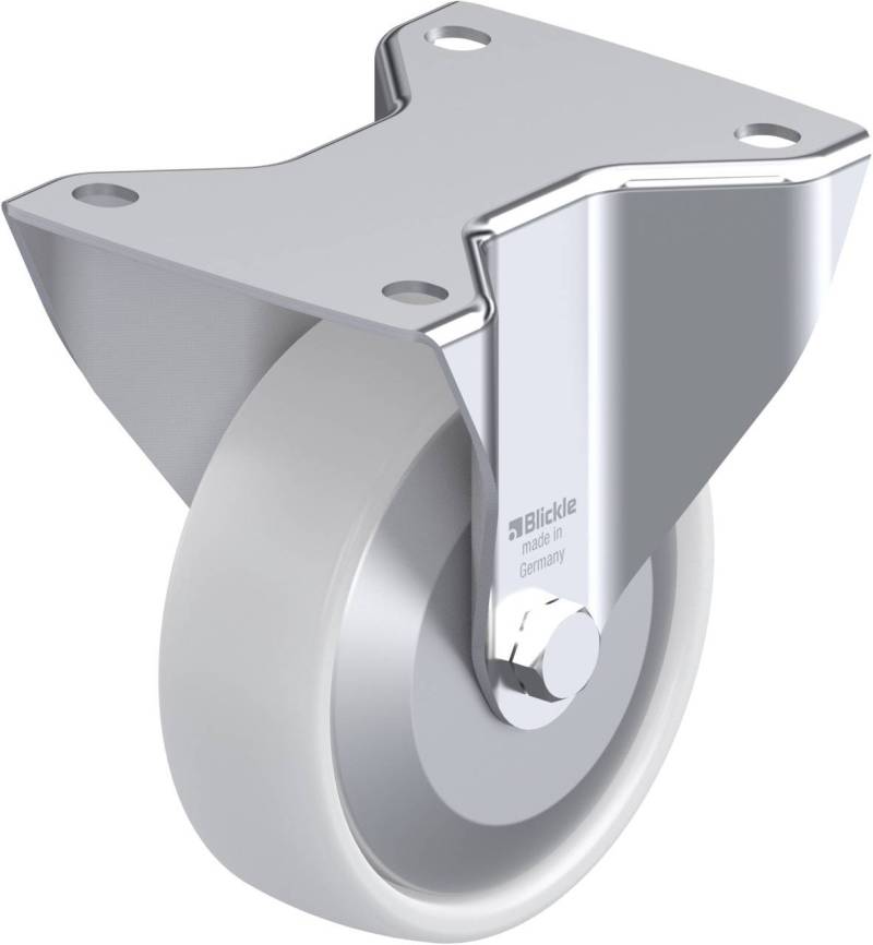 Blickle 270124 Bk Po 125 R 3 Fa Durchmesser 125mm Tragfähigkeit 300kg Bockrolle B-Ware von Blickle