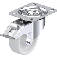 Blickle 612010 LE-PO 80R-FI Lenkrolle mit Feststeller Rad-Durchmesser: 80mm Tragfähigkeit (max.): 1 von Blickle