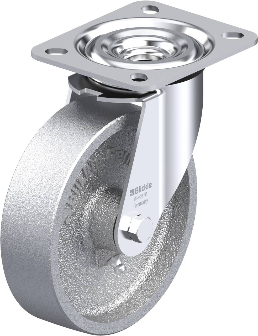 Blickle 7674 L G 125 G Rad Durchmesser 125mm Tragfähigkeit 200kg Lenkrolle B-Ware von Blickle