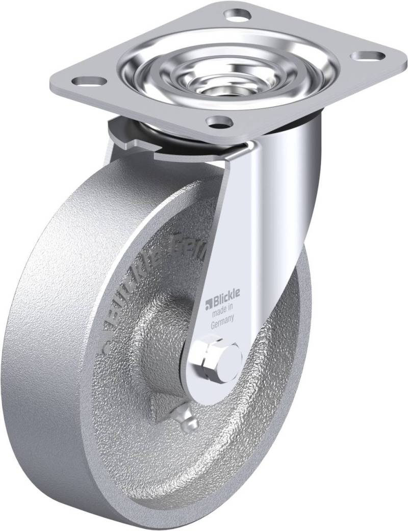 Blickle 7674 L G 125 G Rad Durchmesser 125mm Tragfähigkeit 200kg Lenkrolle B-Ware von Blickle