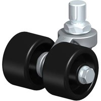 Blickle 845276 LD-POA 52G Doppel-Lenkrolle Rad-Durchmesser: 50mm Tragfähigkeit (max.): 210kg 1St. von Blickle