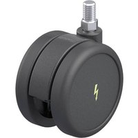 Blickle 845575 LKDB-PUA 75G-ELS Kunststoff-Doppel-Lenkrolle Rad-Durchmesser: 75mm Tragfähigkeit (ma von Blickle