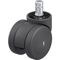 Blickle 849802 LKDB-PUA 50G-ELS-ES Kunststoff-Doppel-Lenkrolle Rad-Durchmesser: 50mm Tragfähigkeit von Blickle