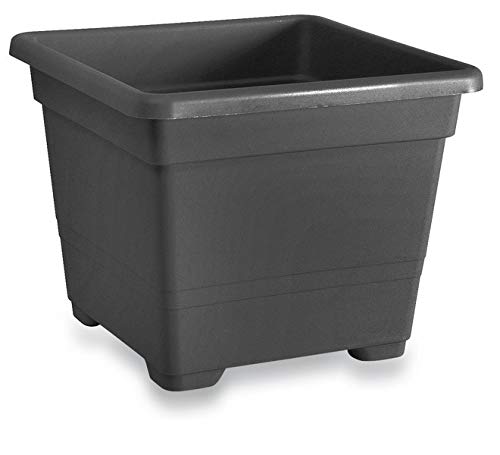 BLIM quadratisch Blumentopf, plastik, bronze, 32 x 32 x 26 cm BLIM quadratisch Blumentopf, plastik, bronze, 32 x 32 x 26 cm von Veca Veneta Casalinghi