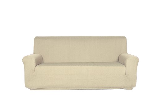 Blindecor Ambar 3-Sitzer Sofabezug, Stoff, Beige von Blindecor