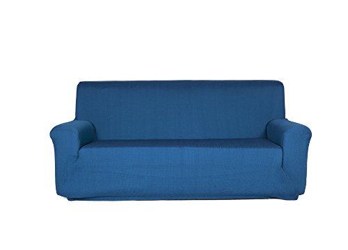 Blindecor Ambar Sofabezug Stoff, Blau von Blindecor