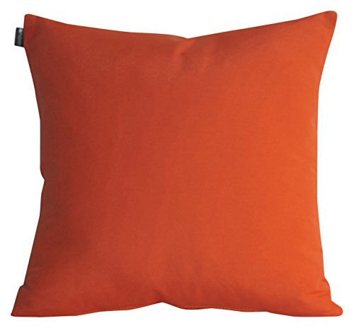 Blindecor Canvas Kissenbezug, Stoff, Orange, 45x45 cm von Blindecor