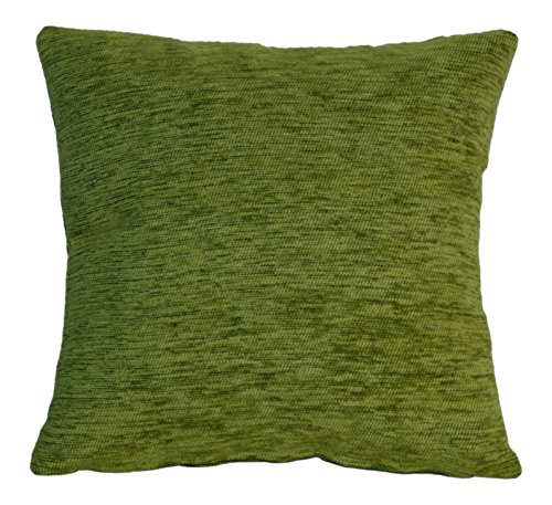 Blindecor Chenille Kissenbezug, Stoff, Gras, 45x45 cm von Blindecor