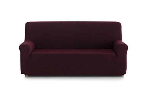 blindecor Goya Sofabezug, 1 Sitzer elastischer Stoff, Rot, 90 x 70 x 100 cm von Blindecor