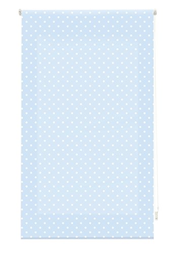 blindecor Rollo Flecken, Stoff, Celeste, 160 x 180 cm blindecor Rollo Flecken, Stoff, Celeste, 160 x 180 cm von Blindecor
