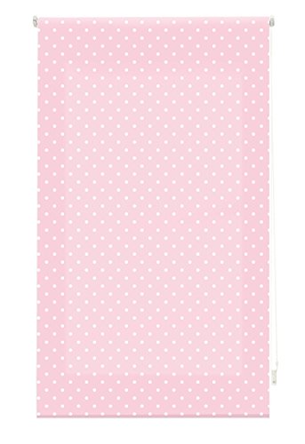 blindecor Rollo Flecken, Stoff, Pink, 120 x 180 cm von Blindecor