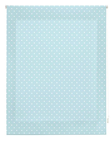 blindecor Rollo Flecken, Stoff, Türkis, 130 x 180 cm blindecor Rollo Flecken, Stoff, Türkis, 130 x 180 cm von Blindecor
