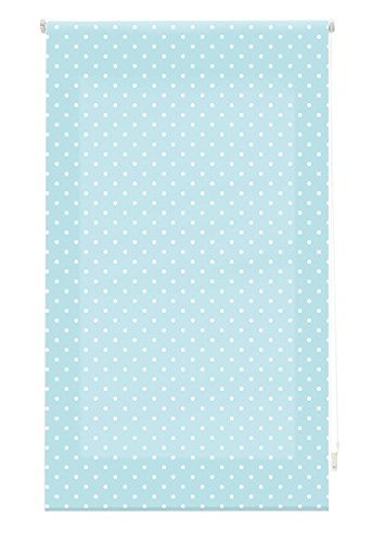 blindecor Rollo Flecken, Stoff, Türkis, 140 x 180 cm blindecor Rollo Flecken, Stoff, Türkis, 140 x 180 cm von Blindecor