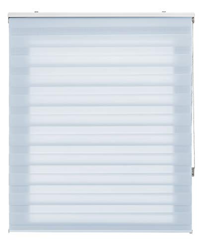 Blindecor | Rollo für Nacht und Tag nach Maß, doppellagig, himmelblau, 140 x 250 cm (Breite x Höhe), Stoffgröße 137 x 245 cm, Fensterrollos Blindecor | Rollo für Nacht und Tag nach Maß, doppellagig, himmelblau, 140 x 250 cm (Breite x Höhe), Stoffgröße 137 x 245 cm, Fensterrollos von Blindecor