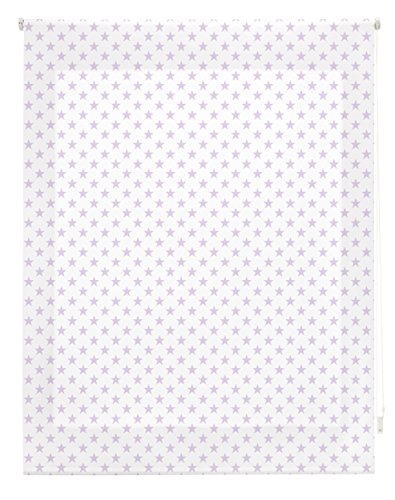 blindecor Stars Rollo, Stoff, Lila, 120 x 180 cm blindecor Stars Rollo, Stoff, Lila, 120 x 180 cm von Blindecor