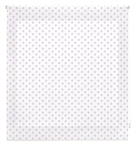 blindecor Stars Rollo, Stoff, Lila, 150 x 180 cm blindecor Stars Rollo, Stoff, Lila, 150 x 180 cm von Blindecor