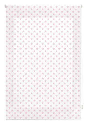 blindecor Stars Rollo, Stoff, Pink, 110 x 180 cm von Blindecor