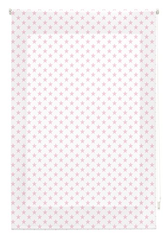 blindecor Stars Rollo, Stoff, Pink, 110 x 180 cm blindecor Stars Rollo, Stoff, Pink, 110 x 180 cm von Blindecor