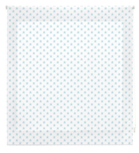 blindecor Stars Rollo, Stoff, Türkis, 150 x 180 cm blindecor Stars Rollo, Stoff, Türkis, 150 x 180 cm von Blindecor