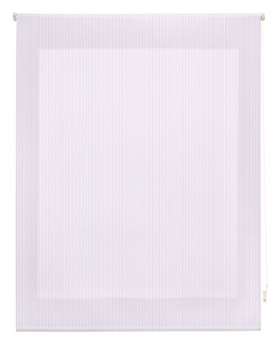 blindecor Streifen Rollo, Stoff, Lila, 100 x 180 cm blindecor Streifen Rollo, Stoff, Lila, 100 x 180 cm von Blindecor