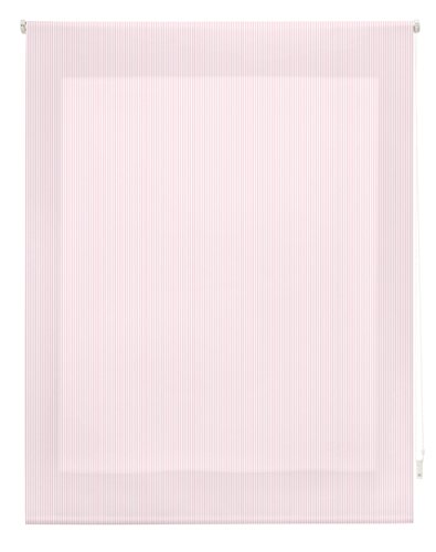 blindecor Streifen Rollo, Stoff, Pink, 120 x 180 cm von Blindecor