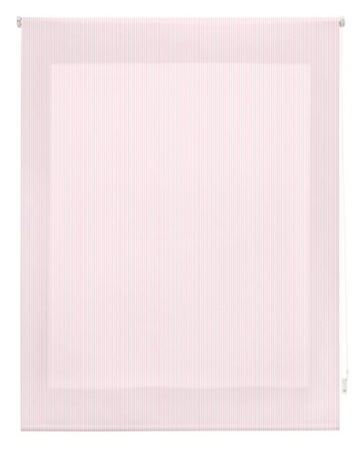blindecor Streifen Rollo, Stoff, Pink, 140 x 180 cm von Blindecor