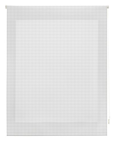 blindecor Vichy Rollo, Stoff, Grau, 100 x 180 cm von Blindecor